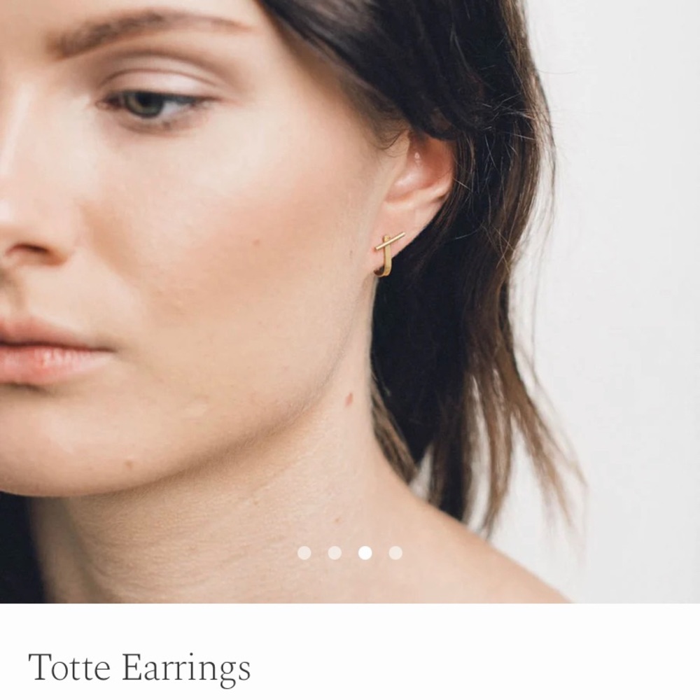 GLDN Totte Earrings in smooth 14k gold fill